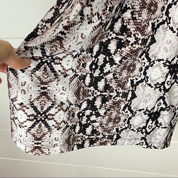 Nicole Miller snake print jumpsuit sz 10 - Picture 7 of 10